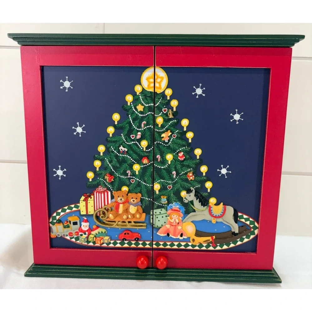 2003 Christmas Wooden Box Advent Calendar
